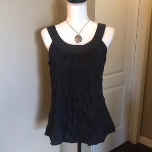 Black Michael Kors dressy long tank top